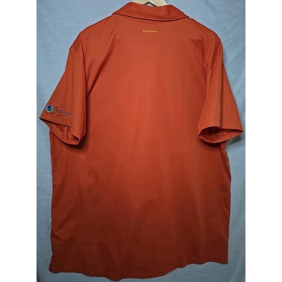 Ariat Rebar Foreman Matheson Polo Shirt, Men's Sz 3XL Tall, Orange/Rust - Picture 6 of 10
